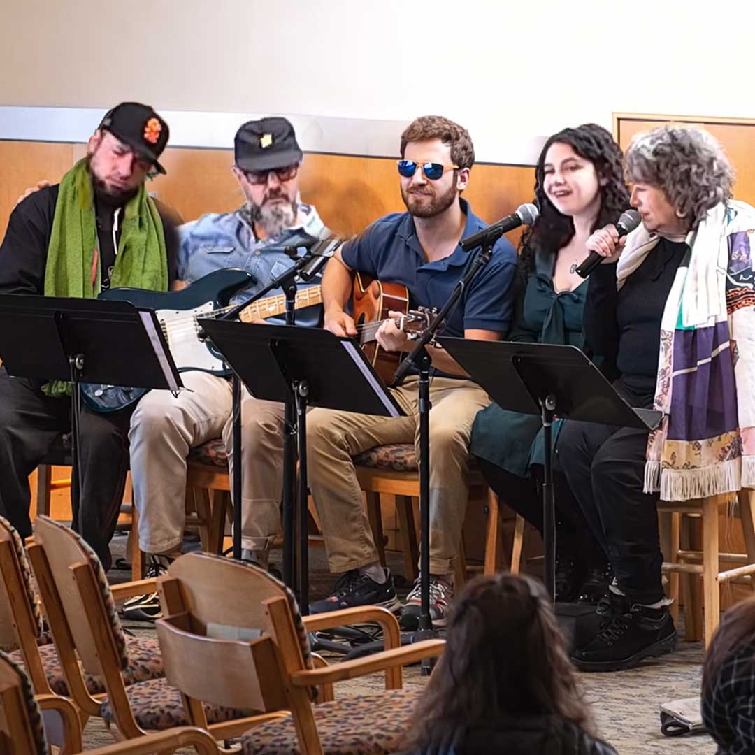 The CRC House Band together.