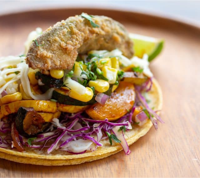 Tacos from Taco Buddha.